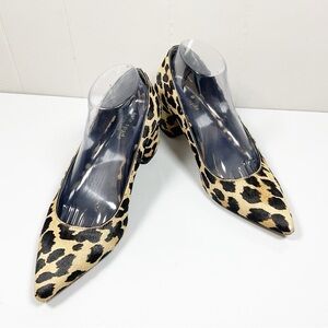 Kate Spade New York Madlyne Pointed Toe Calf Hair Mid-Heel Pump Size 8.5 M